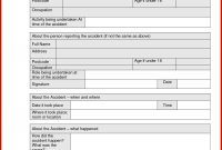 Accident Report Forms Template Ideas Incident Form Example Best regarding Generic Incident Report Template