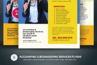 Accounting  Bookkeeping Services Flyers Corporate Identity Template regarding Accounting Flyer Templates