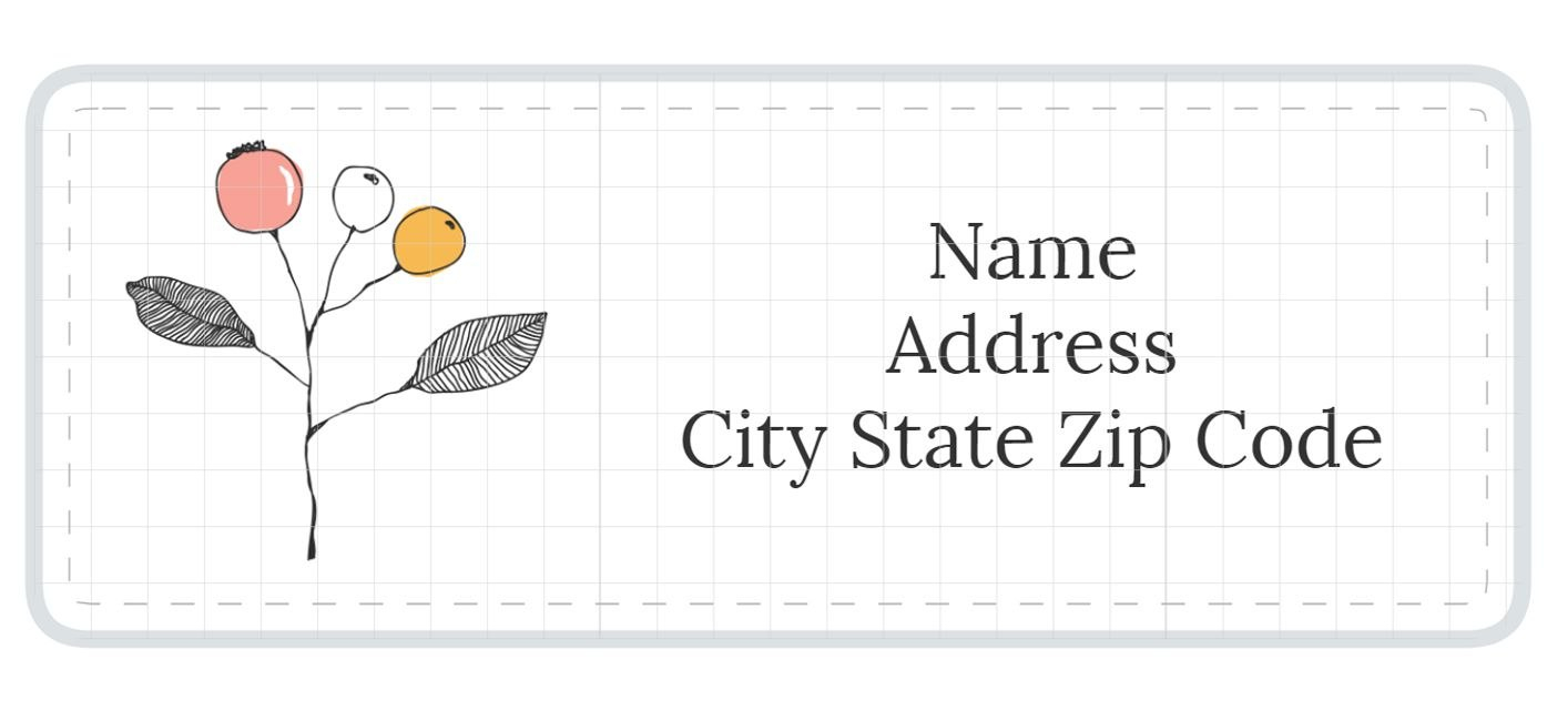 Address Label Templates inside Free Printable Return Address Labels Templates