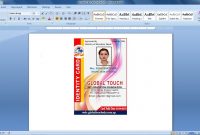 Advance Id Card Design In Ms Word   Youtube in Id Card Template For Microsoft Word
