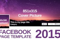 Advanced Facebook Page Template within Photoshop Facebook Banner Template