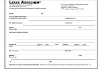 Agreement Templates Efficient Template Example Of Blank Lease with Ranch Lease Agreement Template