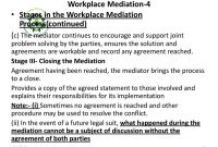 Alternative Dispute Resolutionadrworkplace Mediation Practice for Workplace Mediation Outcome Agreement Template