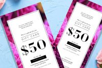 Amazing Gift Certificate Templates For Every Business in Pink Gift Certificate Template