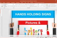 Animated Signboards Powerpoint Template in Replace Powerpoint Template