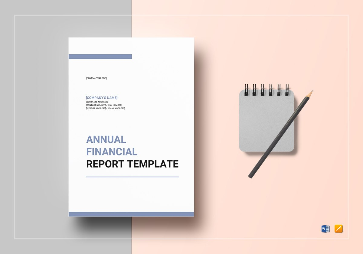 Annual Financial Report Template In Word Google Docs Apple Pages throughout Annual Financial Report Template Word