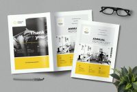 Annual Report Templates Word  Indesign with Annual Report Word Template