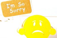 Apology Card Templates   Free Printable Word  Pdf in Sorry Card Template