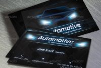 Automotive Business Card Voksrider  Graphicriver pertaining to Automotive Business Card Templates