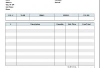 Automotive Repair Invoice Template  Invoice Manager For Excel within Free Auto Repair Invoice Template Excel