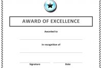Award Certificate Template Free Recognition Surprising Ideas with Best Employee Award Certificate Templates