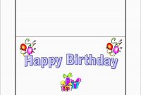 Awesome Free Birthday Card Templates For Word  Best Of Template pertaining to Free Blank Greeting Card Templates For Word