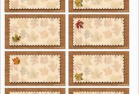 Awesome Free Printable Christmas Table Place Cards Template  Best for Thanksgiving Place Cards Template