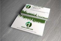 Awesome Lawn Care Business Card Templates Free  Best Of Template pertaining to Lawn Care Business Cards Templates Free