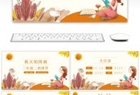 Awesome The Ppt Template Of Fairy Tale Language Courseware For The in Fairy Tale Powerpoint Template