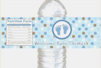 Baby Shower Bottle Labels Template New Free Water Bottle Label for Baby Shower Water Bottle Labels Template