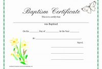 Baptism Certificate Template Ideas Awesome Of Catholic Christian in Roman Catholic Baptism Certificate Template