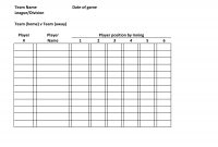 Baseball Lineup Defensive  Baseball Roster Template Team Name Date for Softball Lineup Card Template