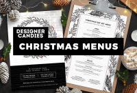 Best Christmas Menu Templates In Psd  Vector  Designercandies intended for Christmas Day Menu Template