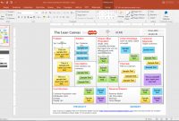 Best Editable Business Canvas Templates For Powerpoint intended for Business Model Canvas Template Ppt