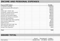 Best Of Personal Financial Statement Template Excel  Wwwpantry with Excel Financial Report Templates