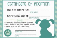 Birth Certificate Downtown Undecomposable Toy Adoption Certificate in Toy Adoption Certificate Template