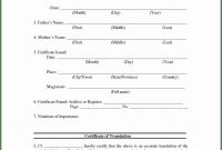 Birth Certificate Translation Uscis Example  Template   Resume with Birth Certificate Translation Template Uscis