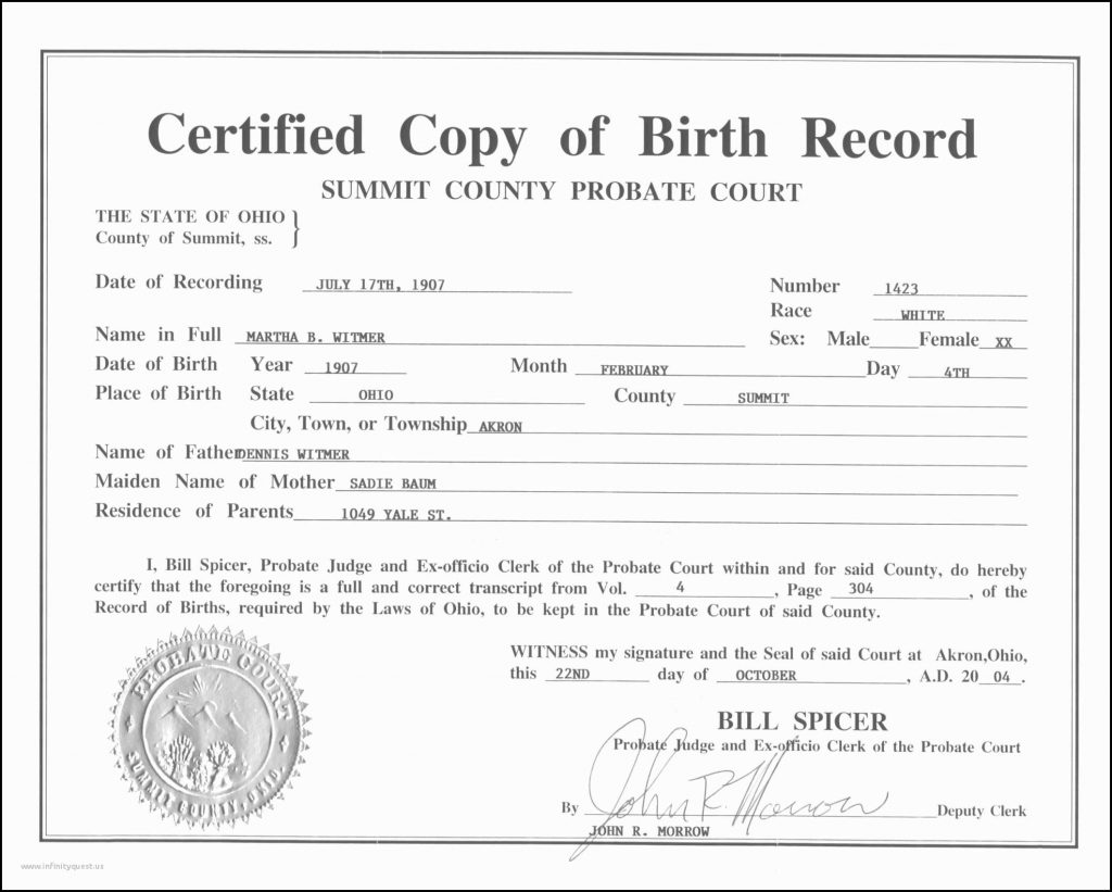 Birth Certificates Colorado Uncomparable Amazing Colorado Birth with Novelty Birth Certificate