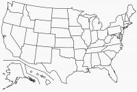 Black And White Map Of Us  Maplewebandpc inside Blank Template Of The United States