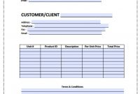 Blank Bill Template Ee Printable Invoice Templates Excel Utility Uk regarding Free Bill Invoice Template Printable