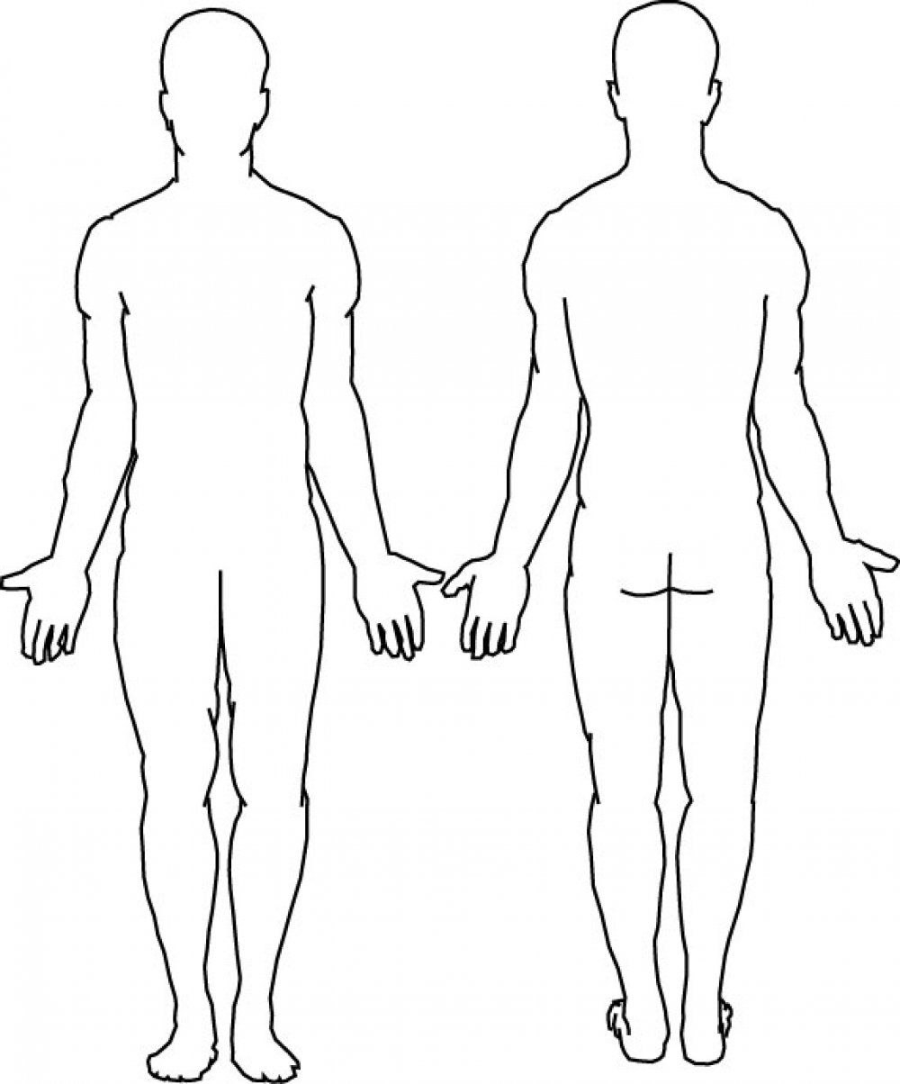 Blank Body  Final Tattoo Ideas  Body Outline Human Body Diagram regarding Blank Body Map Template