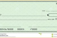 Blank Check Template  Template Business for Editable Blank Check Template