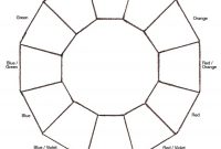 Blank Color Wheel Chart  Templates At Allbusinesstemplates inside Blank Color Wheel Template