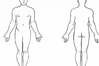 Blank Human Body Diagram  Blank Human Body Diagram Human Anatomy intended for Blank Body Map Template