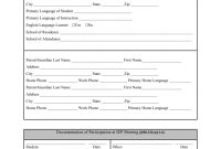Blank Iep Form regarding Blank Iep Template