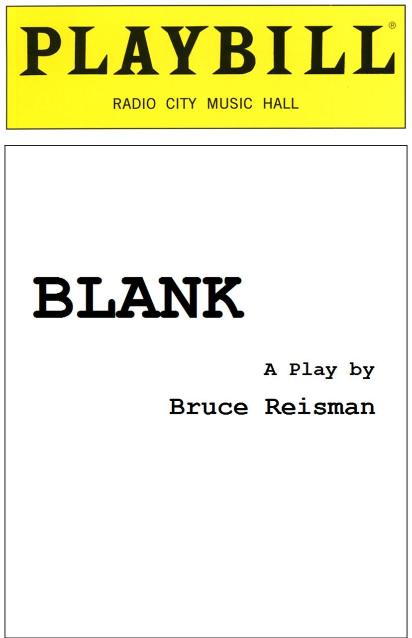 Blank Playbill Cover Blank Playbill Template Corrzoodicsus Soup inside Playbill Template Word