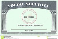 Blank Social Security Card Template  Hardbreakersthemovie with regard to Blank Social Security Card Template Download
