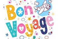 Bon Voyage Stock Illustrations –  Bon Voyage Stock Illustrations in Bon Voyage Card Template