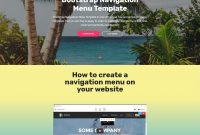 Bootstrap Navigation Menu Template with Drop Down Menu Templates Free Download