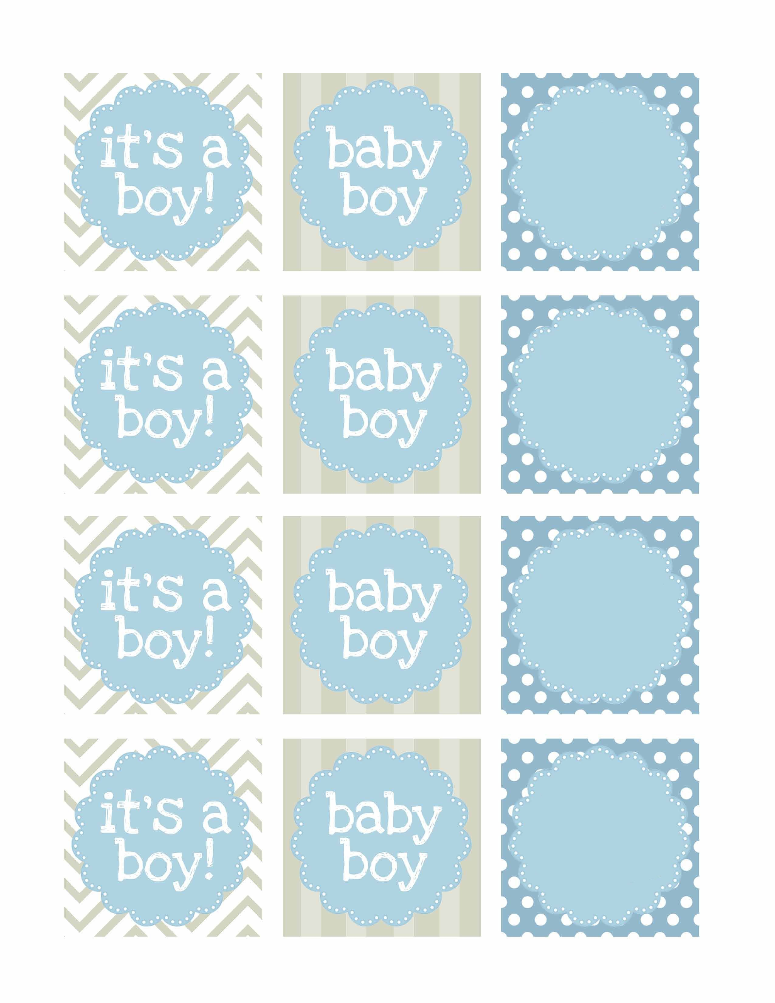 Boy Baby Shower Free Printables  Baby Shower  Baby Shower Labels inside Baby Shower Label Template For Favors