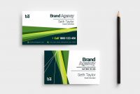Brand Agency Business Card Template  Psd Ai  Vector  Brandpacks inside Call Card Templates