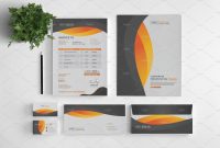Branding Stationery Set A Collection Of Brandingidentity Templates intended for Business Card Letterhead Envelope Template
