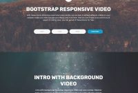 Breathtaking Css Bootstrap Carousel Video Backgrounds And Dropdown regarding Drop Down Menu Templates Free Download