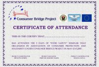 Brilliant Ideas For Perfect Attendance Certificate Template With throughout Perfect Attendance Certificate Template
