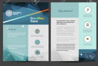 Brochure Or Flyer Design Template In Letter Size Royalty Free pertaining to Letter Size Brochure Template