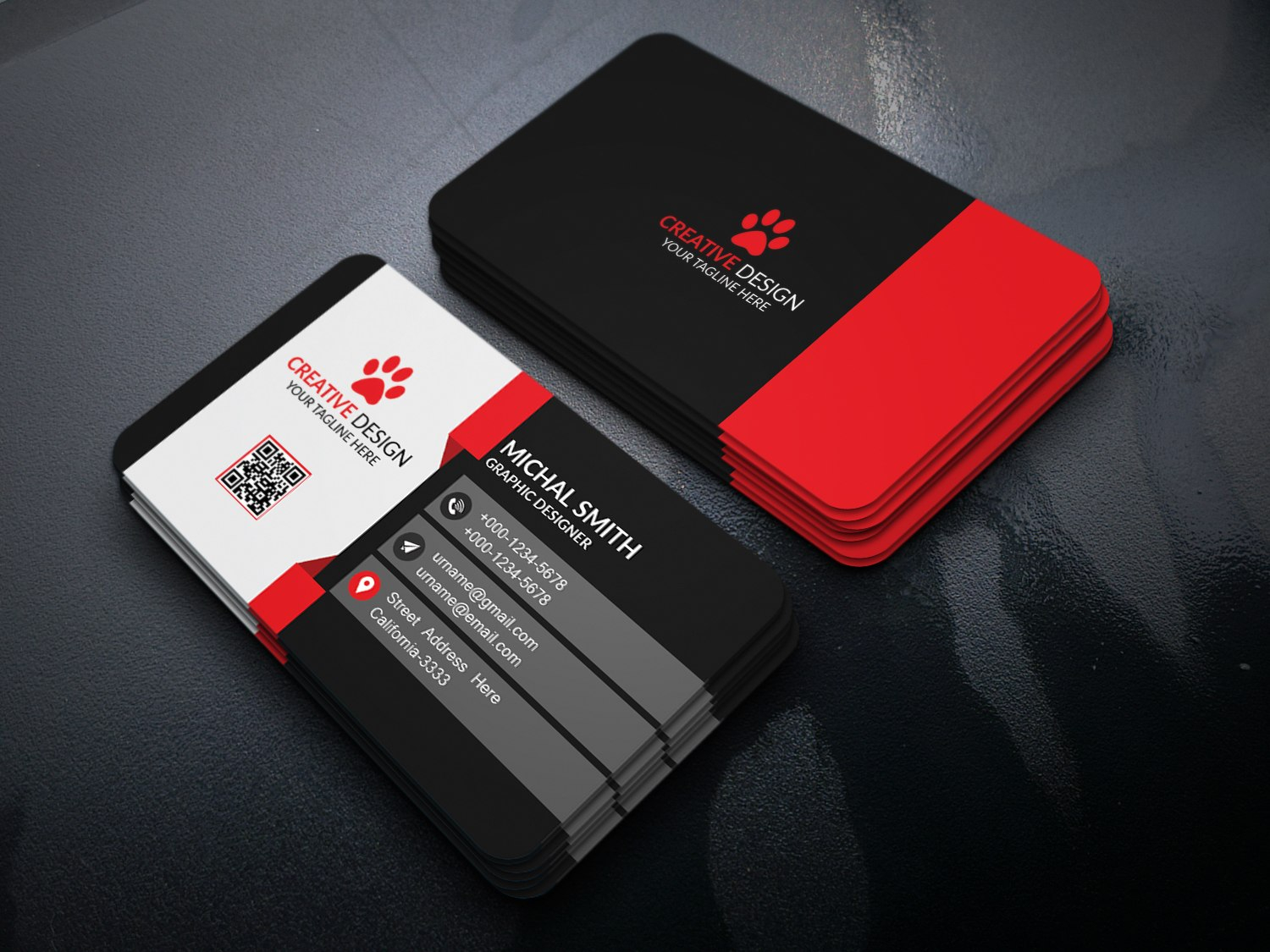 Business Card Design Free Psd On Behance for Calling Card Free Template