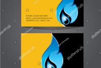 Business Card Template Plumbing Heating Air Stock Vector Royalty with Hvac Business Card Template