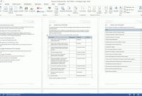 Business Continuity Plan Template Ms Wordexcel – Templates Forms for Business Continuity Checklist Template