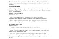 Business Proposal Templates Examples  Business Proposal Template in How To Develop A Business Plan Template