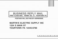 Business Reply Envelope Template Valid Business Reply Envelope within Business Reply Mail Template